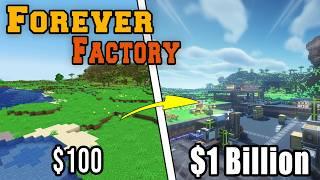 I Built a Factory That Made Me a Billionaire in Forever Factory. 100% Completion