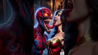 The final battle between Wonder Woman, Batman, Spiderman and ...Zombie Spiderman, Venom, Zombie Army