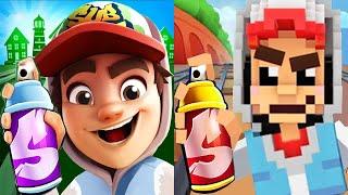 Subway Surfers Classic 2024 Pixel Jake vs 3D Jake Gameplay HD