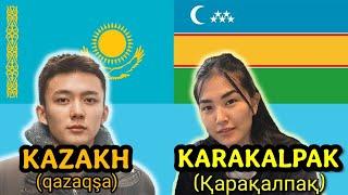 How Similar are Kazakh and Karakalpak? (Closest Turkic Languages)