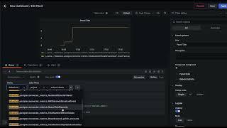 Kafka Connect Metrics through Grafana