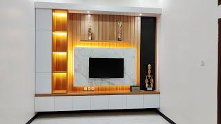 TV Unit/Backdrop TV Modern Minimalist 270cm x 350cm