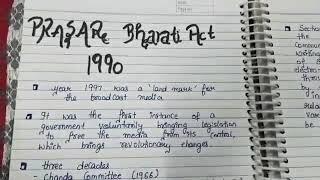 PRASAR BHARATI ACT 1990