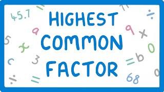 How to find the Highest Common Factor