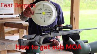 Dream rifle becomes nightmare sub MOA (Bergara B-14 accuracy gremlins) #shooting #youtube #gun