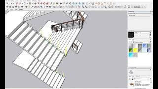 STAIR RAIL IN SKETCHUP 2022