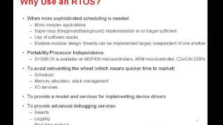 TI-RTOS SYS/BIOS Online Training - Introduction