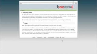 Howe Hosting: How to check your disc space usage in cpanel