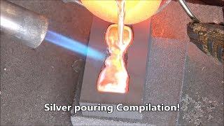 Ripple Series (2018) Silver Pouring Compilation - Pours #99 to #116