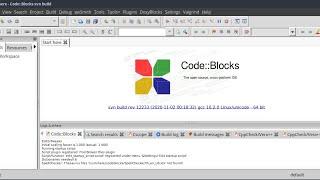 what do to when workspace is not visible in codeblocks