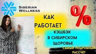 Как начисляется Кэшбэк в Сибирском здоровье. Самый подробный разбор. Доход новичка в сетевом.