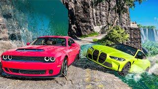 ️ SAMOCHODY I NAJTRUDNIEJSZA DROGA NA ŚWIECIE!?| BeamNG Drive