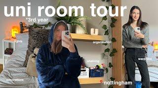 my university room tour 2024! *3rd year student* - nottingham uni