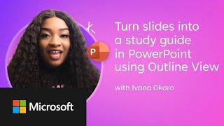 Microsoft Create: Turn PowerPoint slides into a study guide