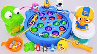 [Toy ASMR] Pororo Fishing Toy Set ASMR  Satisfying With Unboxing  No talking  뽀로로 장난감
