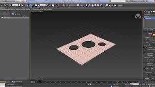 Выдавить один объект из другого 3ds MAX