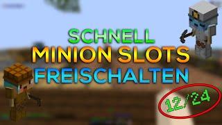 Schnell Minion Slots freischalten! | Hypixel Skyblock