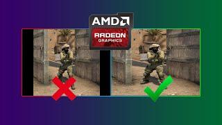 КАК УБРАТЬ ЧЕРНЫЕ ПОЛОСЫ В КС | CSGO | AMD Radeon | на ноутбуке