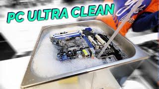 ULTRASONIC Cleaning a THROW AWAY Gaming PC! - PCUC S1:E1