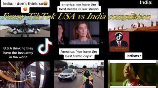 Funny TikTok America vs India compilation