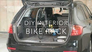 DIY interior bike rack