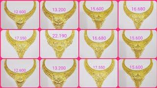 latest gold necklace designs/gold necklace designs pictures/gold necklace @saijewellerssj16