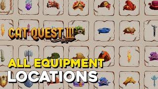 Cat Quest 3 All Equipment Locations (All Trinkets, Weapons & Armor)