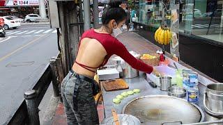 Eier & Bananen! Die beliebteste Rotti-Lady in Bangkok - thailändisches Streetfood