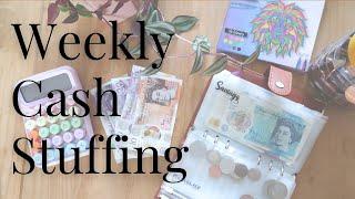 Weekly Cash Stuffing UK | Cash Envelopes | Savings Challenges