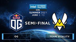 CS:GO - Team Vitality vs. OG [Mirage] Map 2 - IEM Summer 2021 - Semi-final