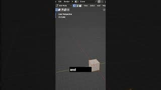 The Basics Of Blender In 60 Seconds | Blender Tutorial For Beginners #3d #blender #blendertutorial
