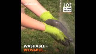 Sun Joe Nitrile-Palm Reusable/Washable Gloves