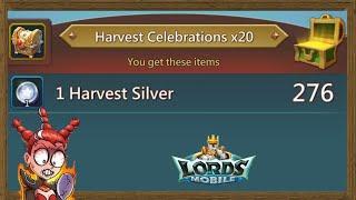 GET THE BEST Silver Box Drops in Lords Mobile's New Harvest Event?