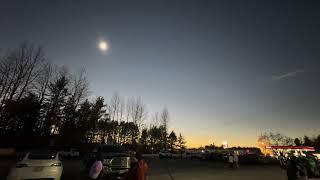 Total Solar Eclipse 2024 from the Line of Totality in Maine