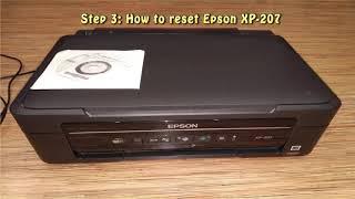 Reset Epson XP 207 Waste Ink Pad Counter