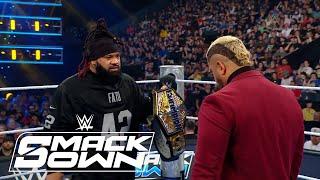 Jacob Fatu Confronts Solo Sikoa in Tense Showdown | WWE SmackDown Highlights 06/20/25 | WWE on USA