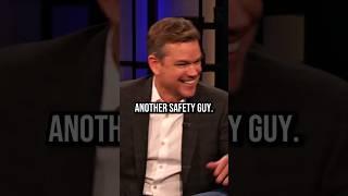 Matt Damon on Tom Cruise's Safety Guy