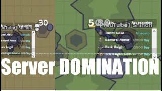 Moomoo.io | SERVER DOMINATION without HACKS | New Mouse for perfect INSTA-KILL ( scroll + 50 CPS )