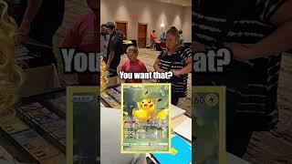 She Bought A Graded Pikachu! #pokemon #collecting #pokemoncards #pov #cardshow