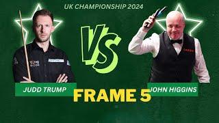 LIVE FRAME 5 - 111 by Judd Trump vs John Higgins - UK Championship 2024 - Highlights