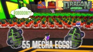 Hatching 55 MECHA Eggs!! Robodon?? + Metropolis Plot | Dragon Adventures