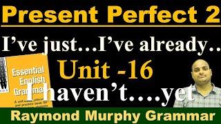 Unit -`16 | PRESENT PERFECT -2 | I've just.....I've ...already | I've.....yet #kuchaikoat_gopalganj