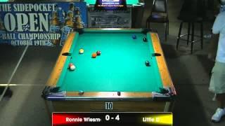 Ronnie Weismann vs Little D Side Pocket Open