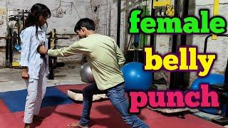 belly punch | female belly punch | girl belly punch | belly punching | girl belly |woman belly punch