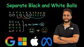 Separate Black and White Balls | Leetcode 2938