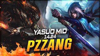 PZ ZZANG - Yasuo vs Talon MID Patch 14.24 - Grandmaster Yasuo Gameplay