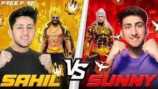 New Diwali Bundle Vs Old Bundle Who Will Win ?  Noob Sunny Vs Pro Sahil - Garena Free Fire