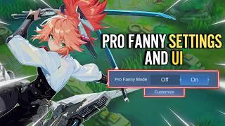 BEST FANNY SETTINGS AND USER INTERFACE FOR SLOW HANDS | MOBILE LEGENDS | FANNY CONFIGURINGS