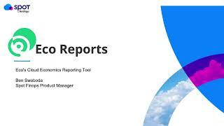 Eco Reports - Product Demo