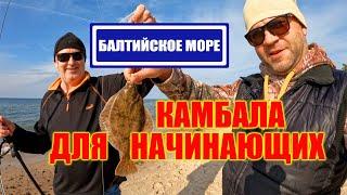 КАМБАЛА НА КРЕВЕТКУ В БАЛТИЙСКОМ МОРЕ | МОРСКАЯ РЫБАЛКА